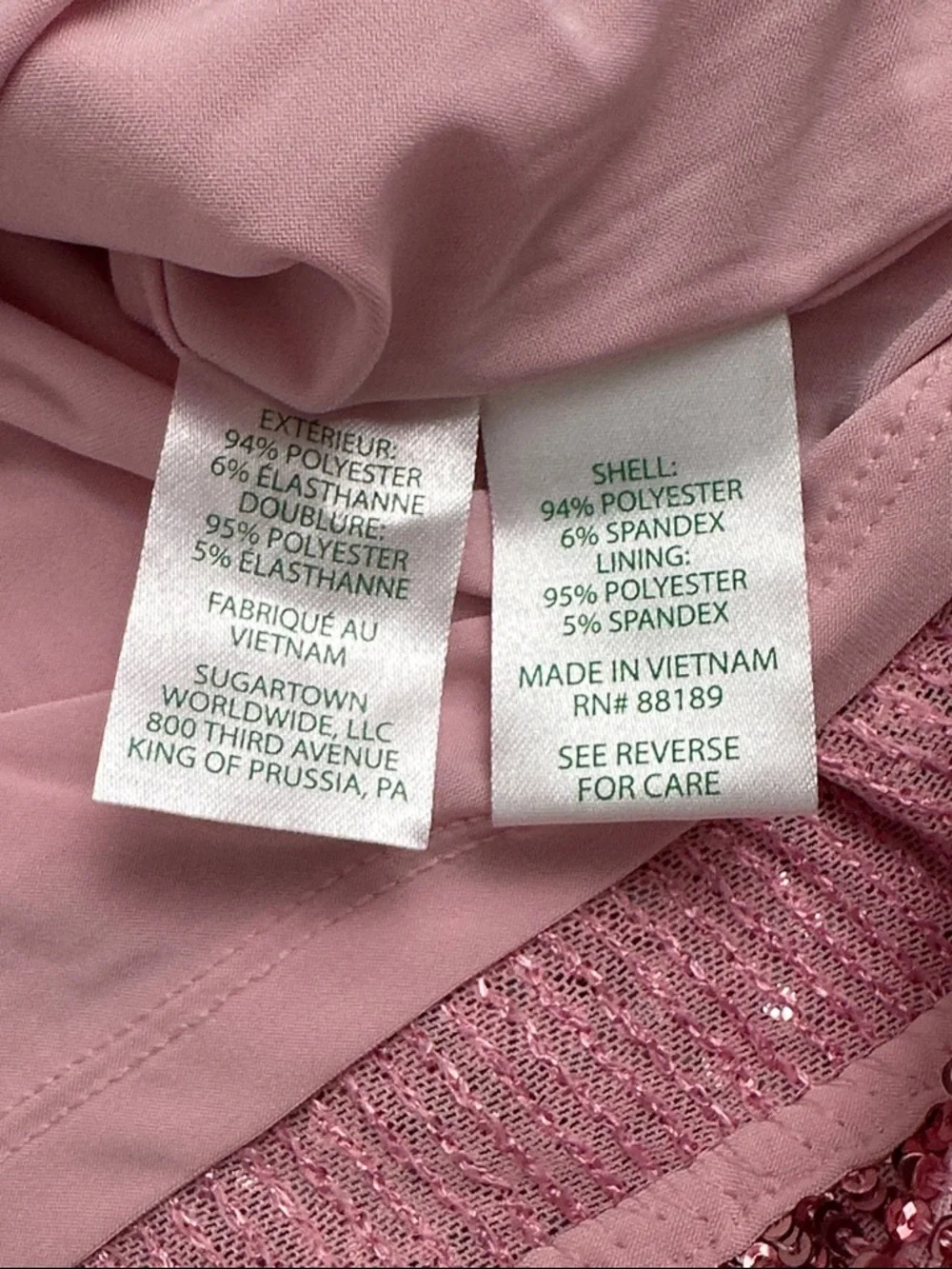 Lilly Pulitzer Cressida Conch Shell Pink Treasure sequin knit top - Picture 10 of 11